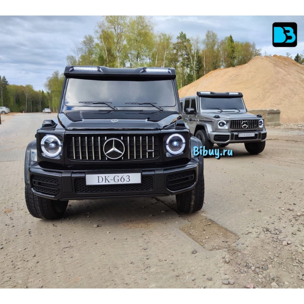 Детская машина Mercedes Benz G63 Y777YY красная, глянец