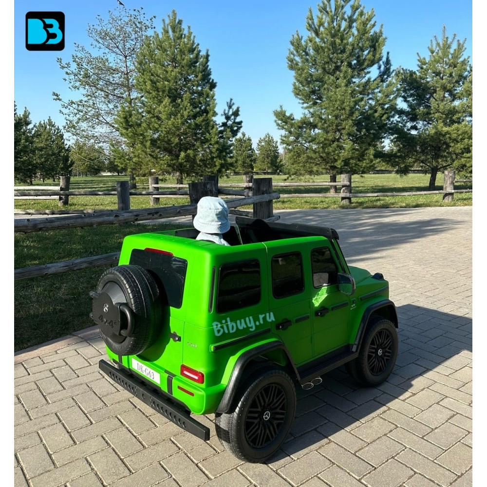 Электромобиль Mercedes Benz G63 Y777YY зеленый матовый