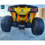 Детский электроквадроцикл BRP Can-Am Outlander (Y888YY) желтый, двухместный