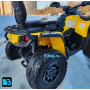 Детский электроквадроцикл BRP Can-Am Outlander (Y888YY) желтый, двухместный