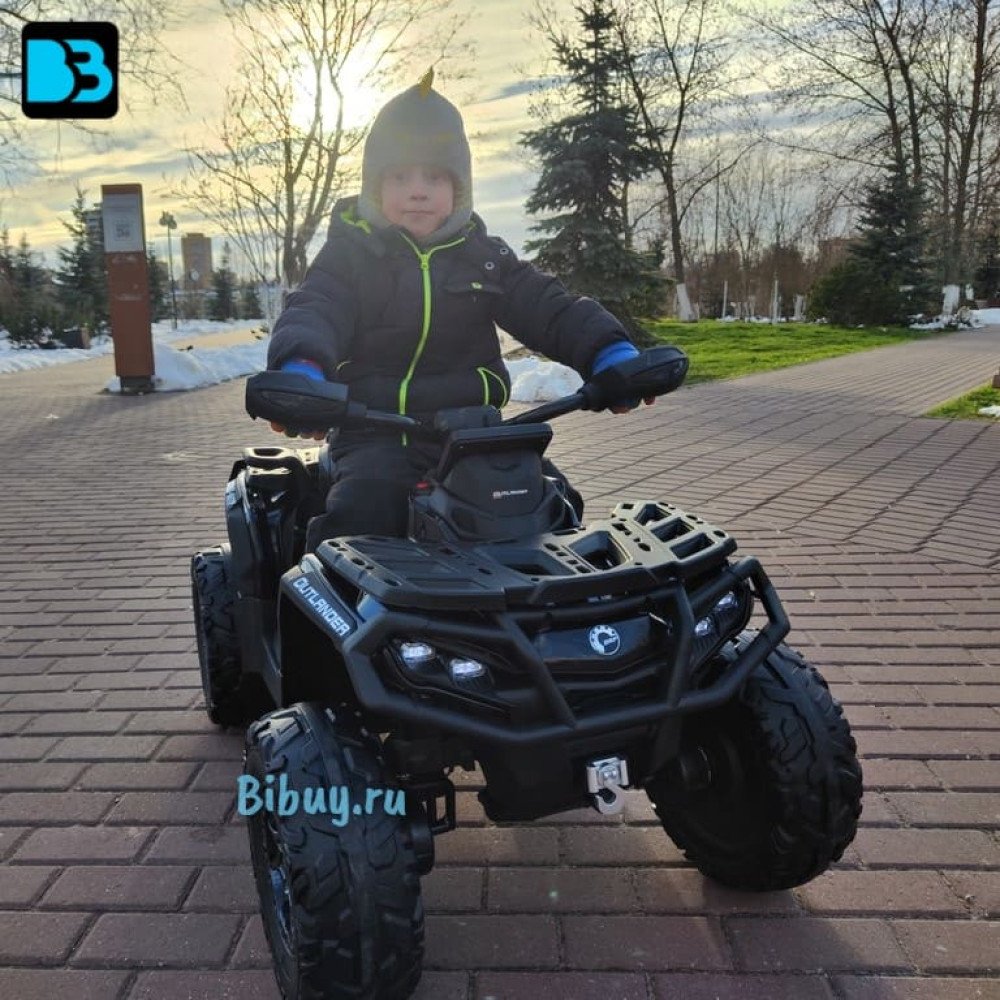Электроквадроцикл BRP Can-Am Outlander (Y888YY) черный