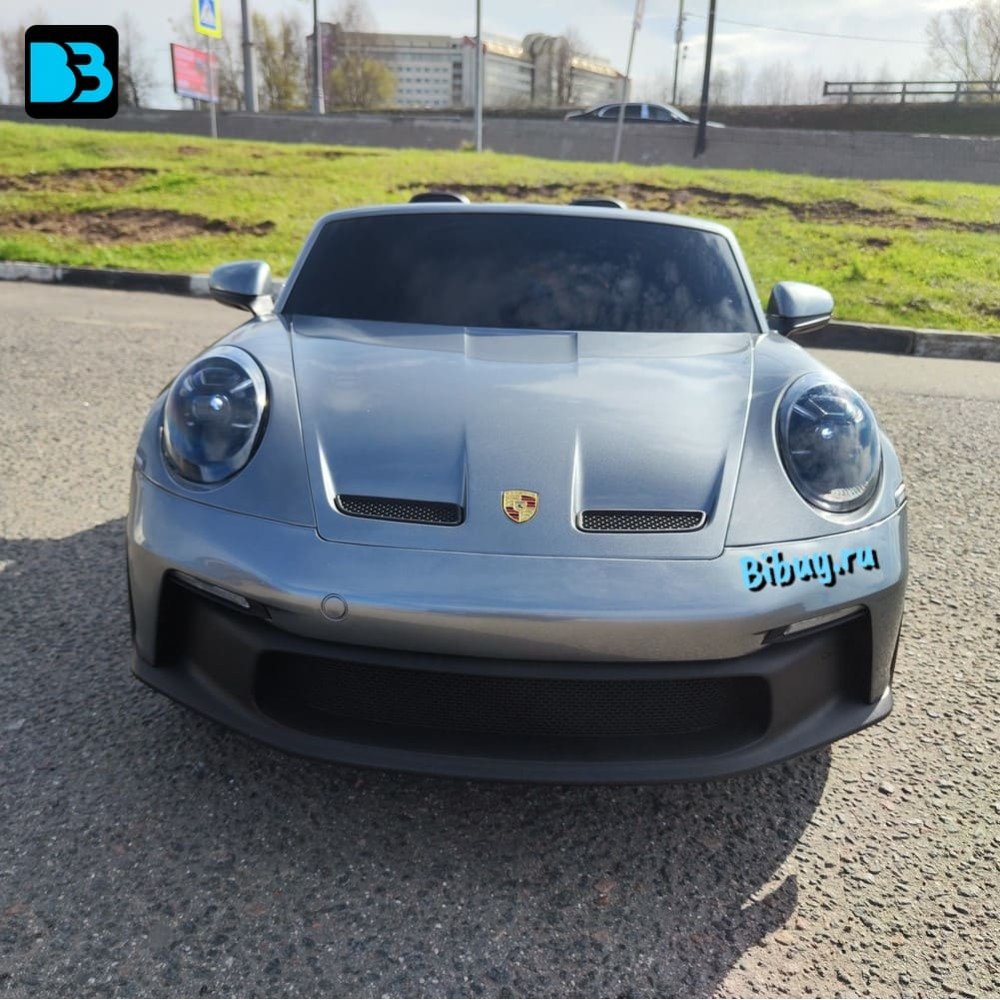 Электромобиль Porsche 911 GT3 (Y911YY) серый глянец