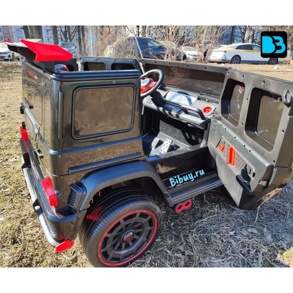 Двухместный электромобиль Mercedes-Benz Brabus Z888ZZ черный