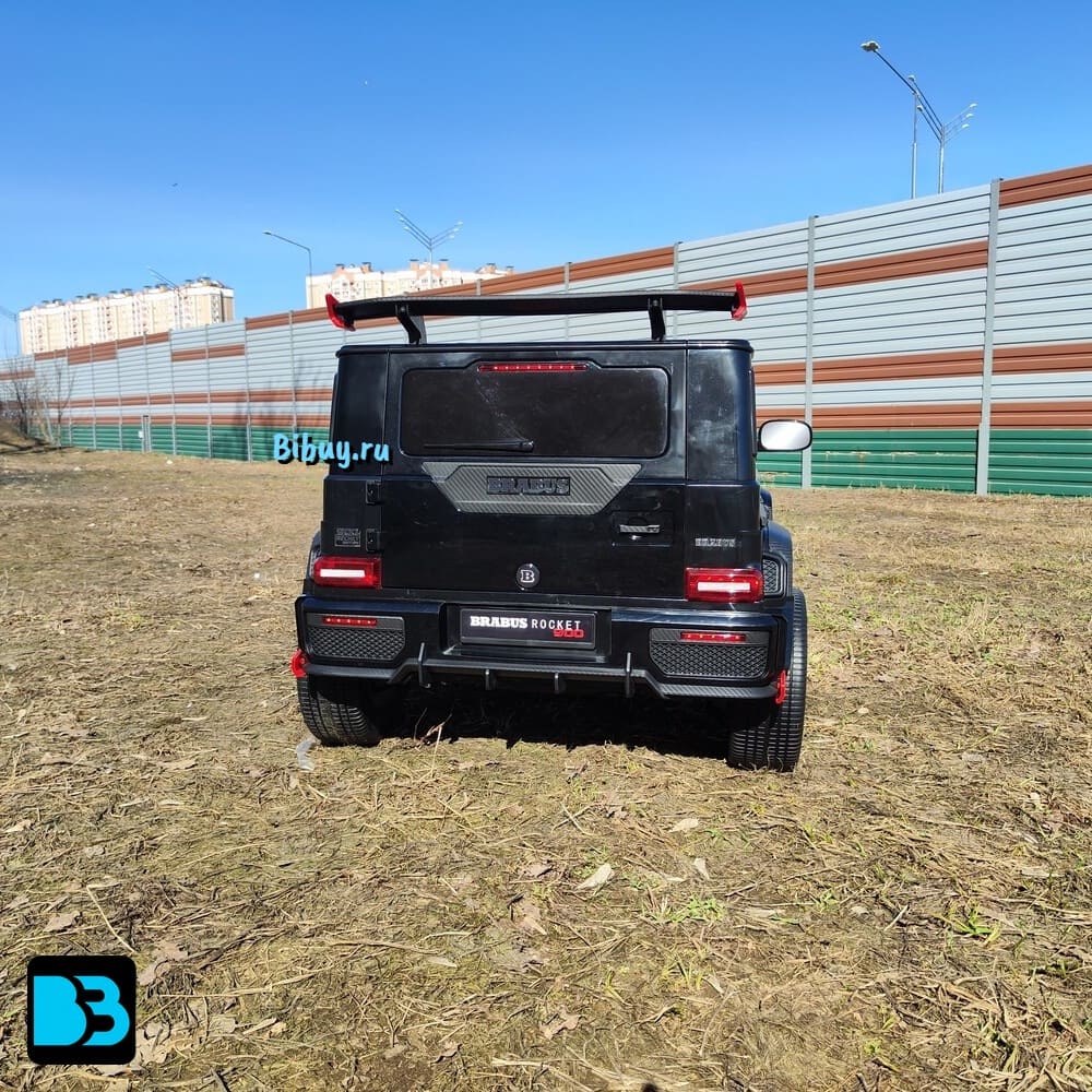 Двухместный электромобиль Mercedes-Benz Brabus Z888ZZ черный