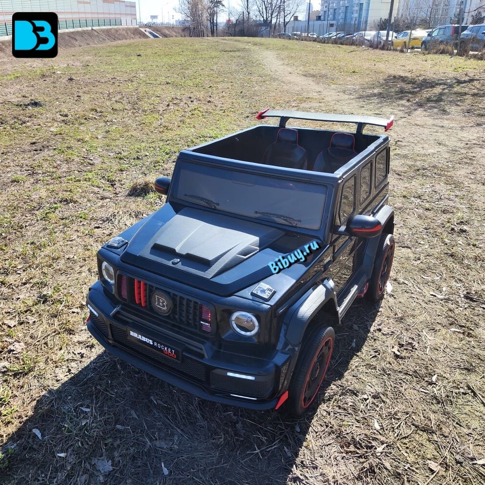 Двухместный электромобиль Mercedes-Benz Brabus Z888ZZ черный