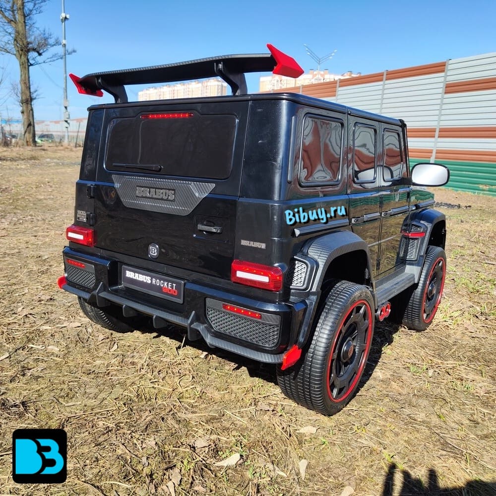 Двухместный электромобиль Mercedes-Benz Brabus Z888ZZ черный