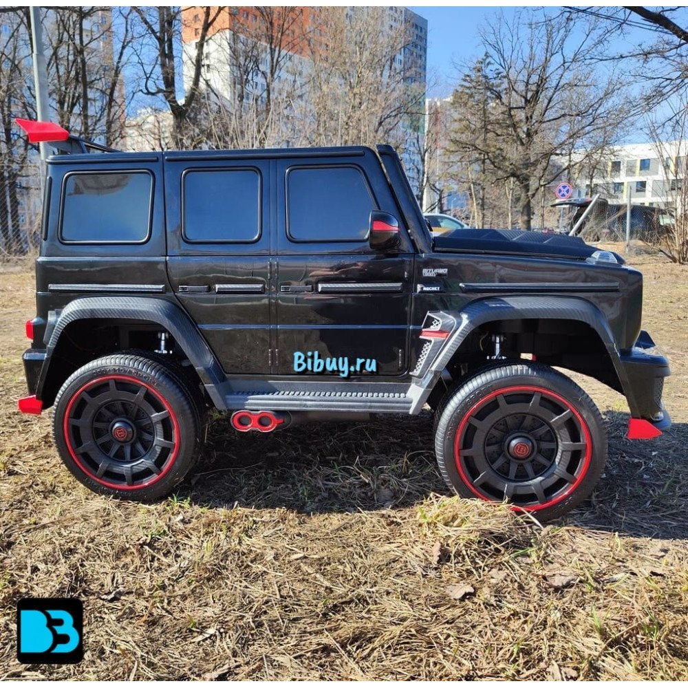 Двухместный электромобиль Mercedes-Benz Brabus Z888ZZ черный