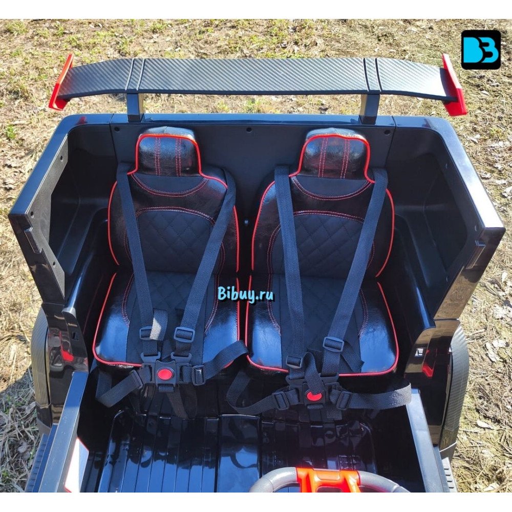 Двухместный электромобиль Mercedes-Benz Brabus Z888ZZ черный