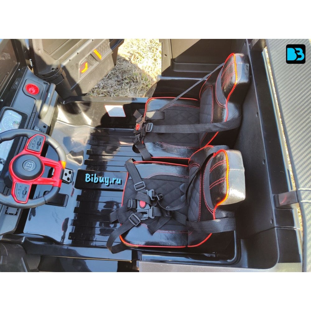 Двухместный электромобиль Mercedes-Benz Brabus Z888ZZ черный