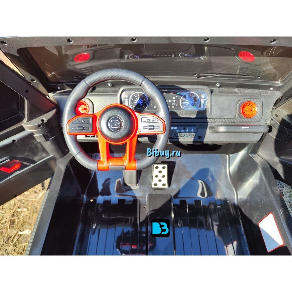 Двухместный электромобиль Mercedes-Benz Brabus Z888ZZ черный