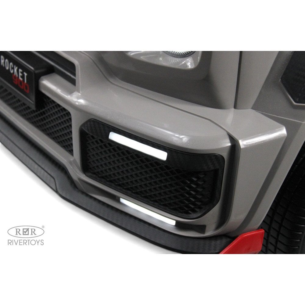 Детский электромобиль Z888ZZ Mercedes-Benz Brabus, серый (двухместный)