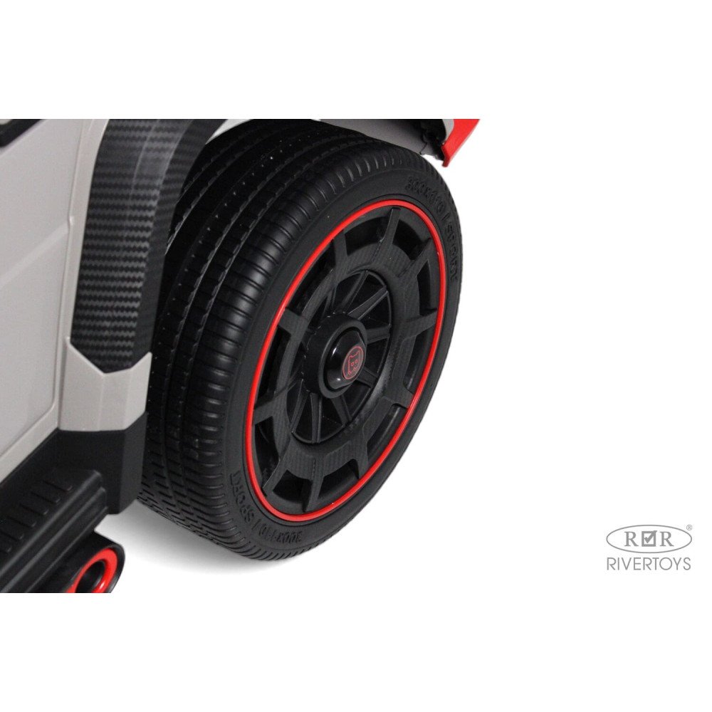 Детский электромобиль Z888ZZ Mercedes-Benz Brabus, серый (двухместный)