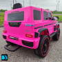 Детский джип Z999ZZ Mercedes-Benz Brabus розовый
