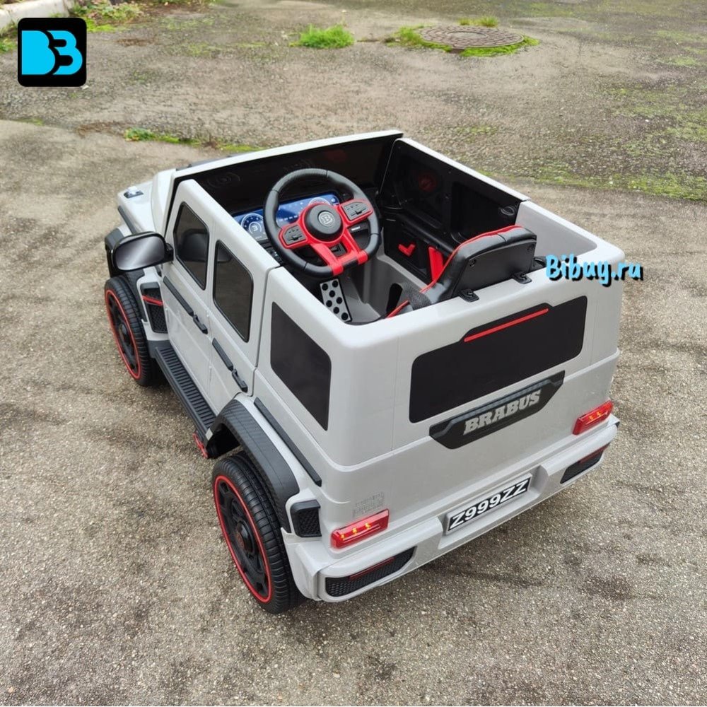 Электромобиль Мерседес Brabus Z999ZZ серый