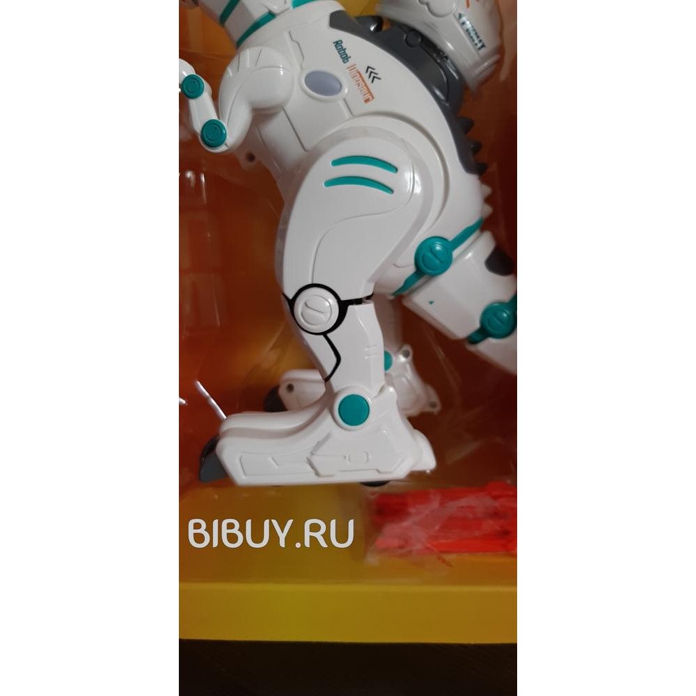 Радиоуправляемый интерактивный динозавр, стреляет ракетами + дышит паром - 88002