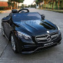 Детский электромобиль Mercedes Benz S63 LUXURY 2.4G - Black - HL169-LUX-B