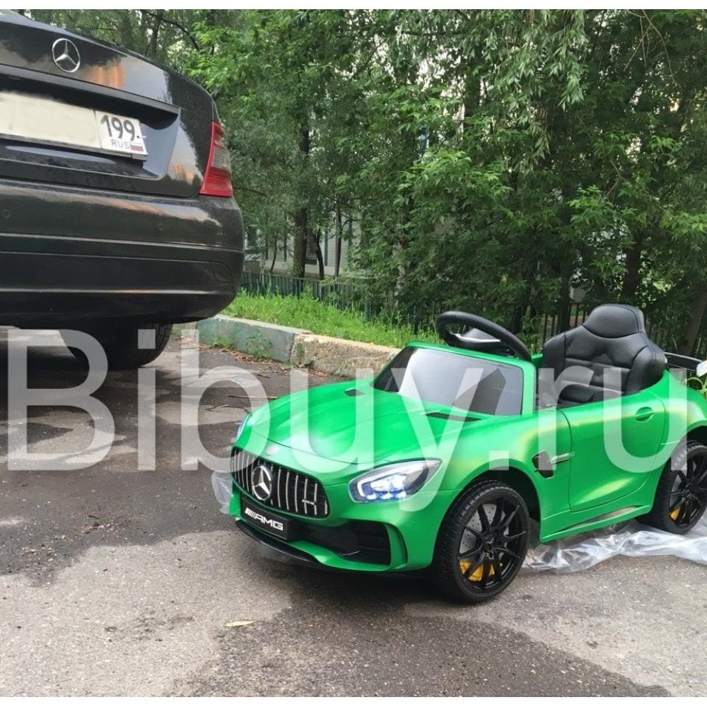 Детский электромобиль Mercedes Benz AMG GT R 2.4G - Green - HL288