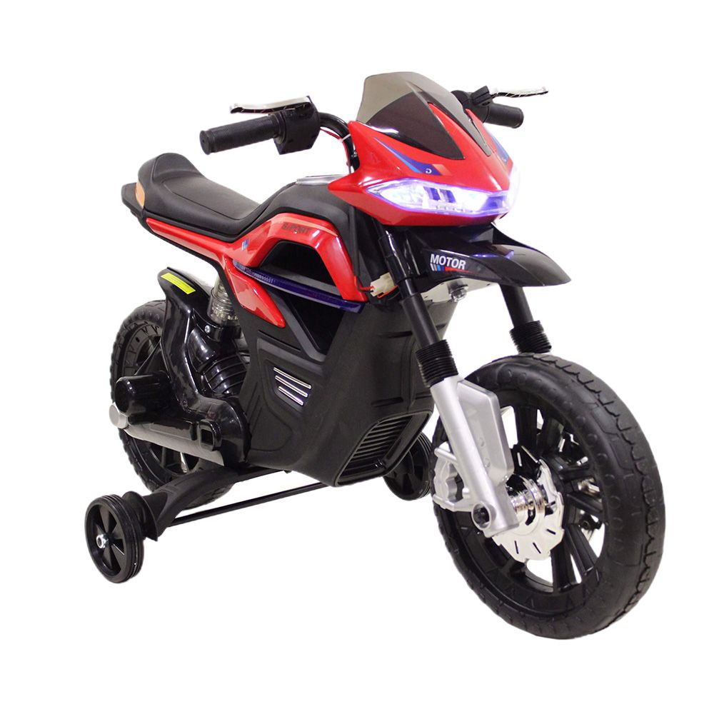 Детский мотоцикл RALLY JT5158 красный