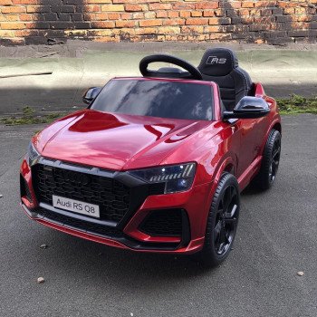 Детская машина Audi RS Q8 12V 2WD - HL518-LUX-RED-PAINT