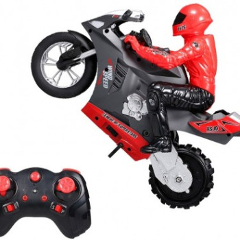 Радиоуправляемый мотоцикл (дрифт, GYRO, 1:6) 2.4G - HC-801-RED