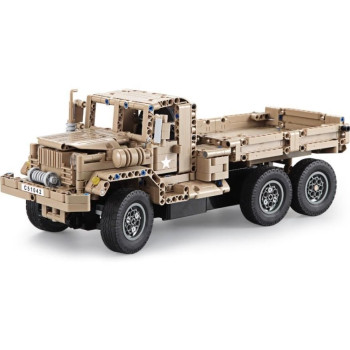 Конструктор радиоуправляемый CADA deTech военный грузовик (42 см, 545 деталей) - C51042W