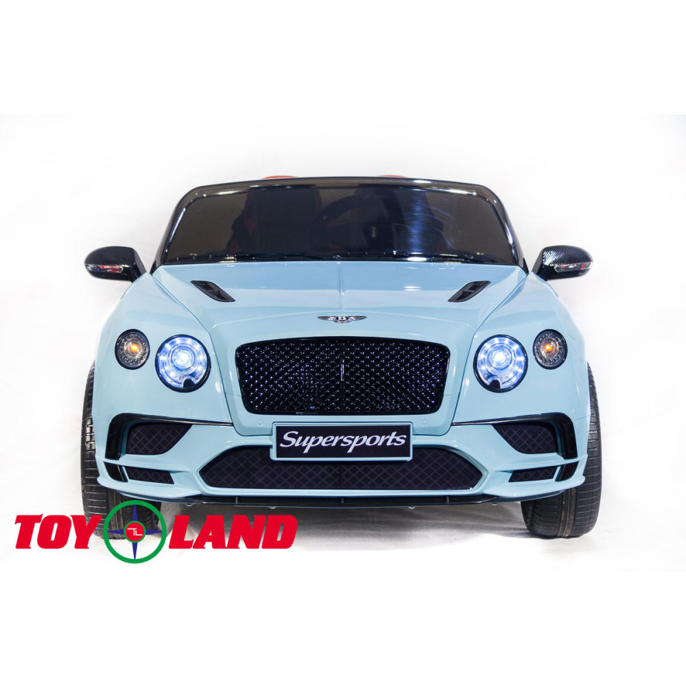 Электромобиль Bentley Continental Голубой краска