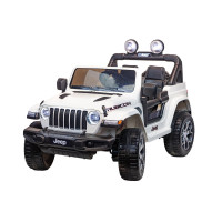 Детский электромобиль джип Jeep Rubicon DK-JWR555 Белый