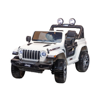 Детский электромобиль джип Jeep Rubicon DK-JWR555 Белый