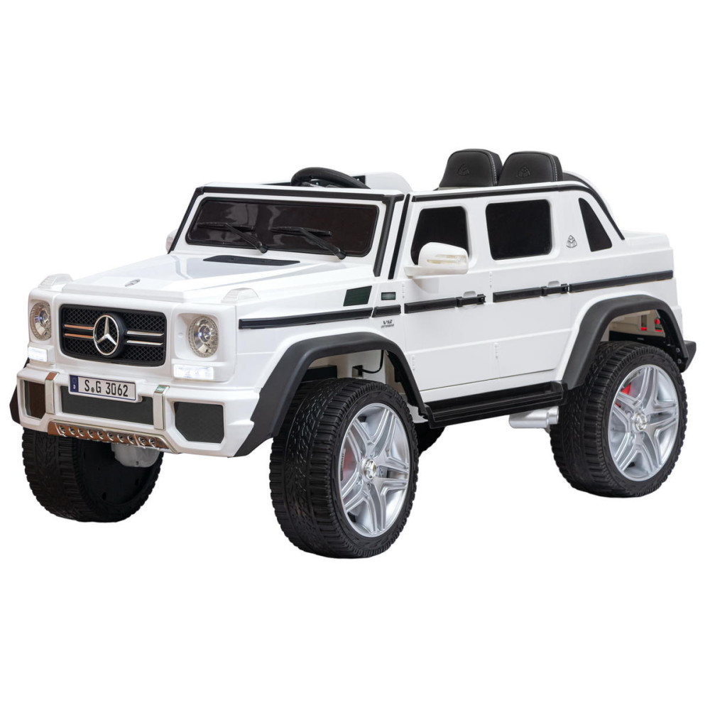 Детский электромобиль Mercedes Benz Maybach Small G 650S Белый
