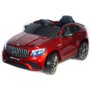 Электромобиль Mercedes Benz GLC 63S Coupe с пультом (Красный краска)