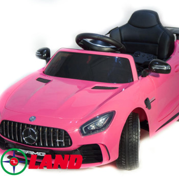 Детский электромобиль Mercedes Benz GTR mini Розовый HL288 Р