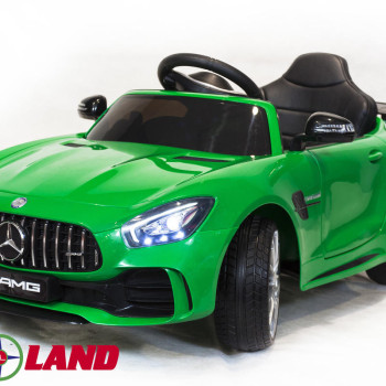 Детский электромобиль Mercedes Benz GTR mini Зеленый HL288 З
