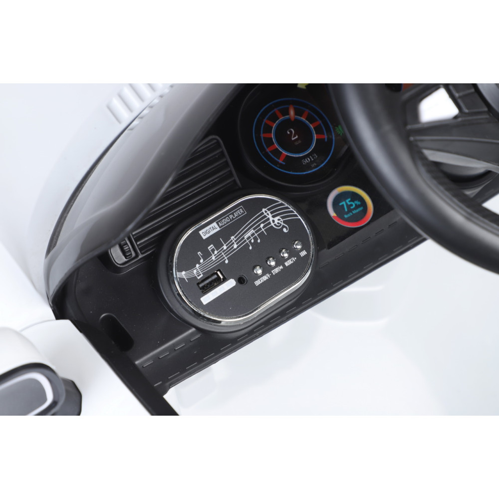 Электромобиль Mercedes Benz GT 3775 Белый