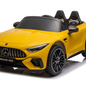 Электромобиль Mercedes Benz SL63 Желтый (краска)