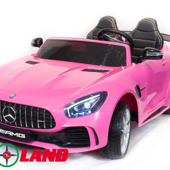 Детский двухместный электромобиль Mercedes Benz GTR 2.0 Розовый HL289 Р