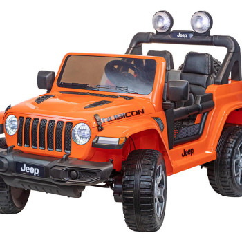 Детский электромобиль джип Jeep Rubicon DK-JWR555 Оранжевый