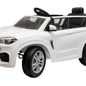 Детский электромобиль BMW X5M Белый, с пультом