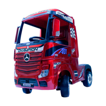 Детская машина грузовик Truck HL358 красный краска, с крышей