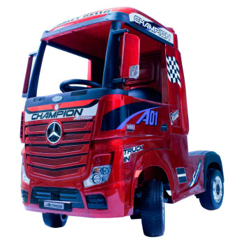 Детская машина грузовик Truck HL358 красный краска, с крышей