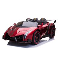 Электромобиль Lamborghini Veneno ХМХ 615 Красный (краска)