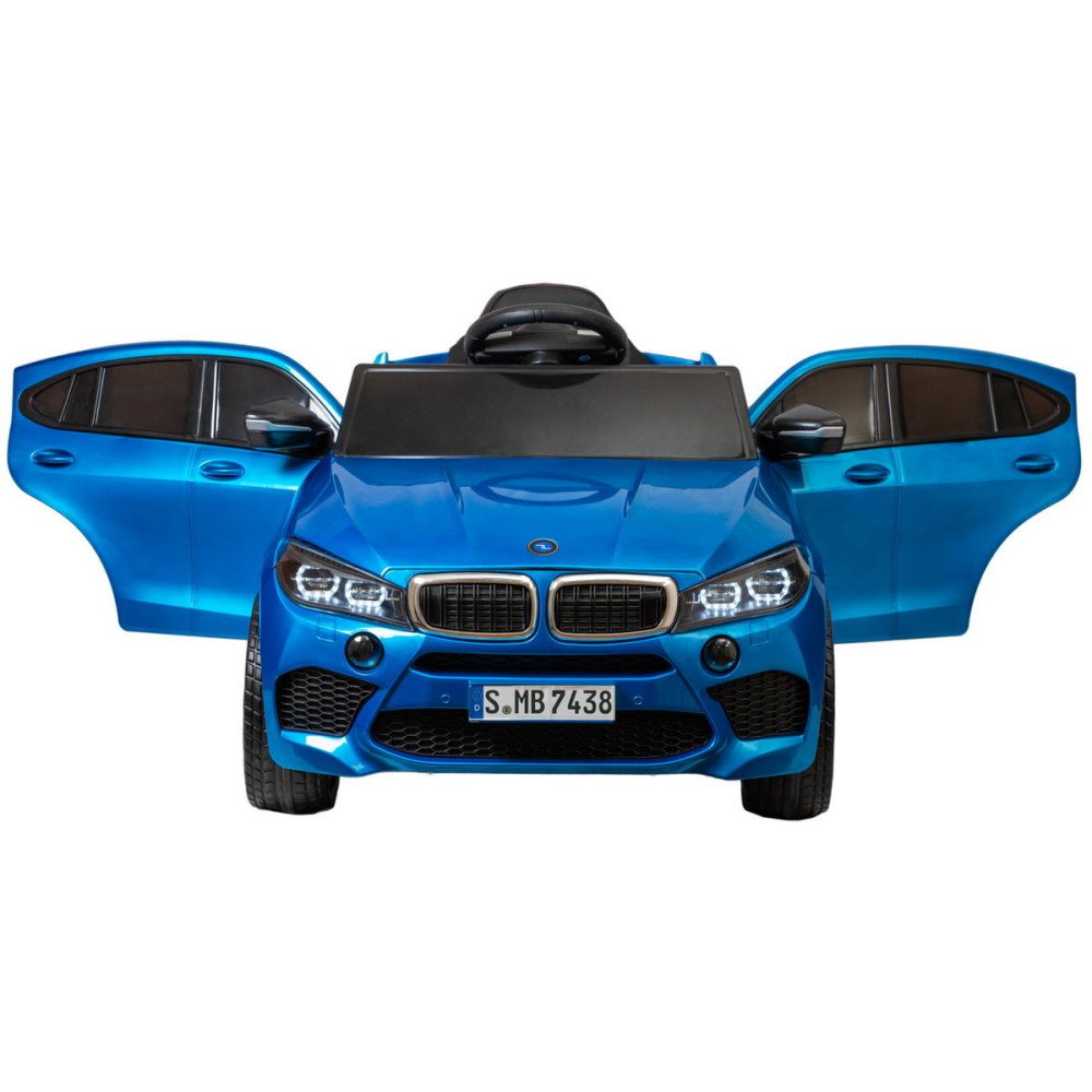 Детский электромобиль джип BMW X6 mini YEP7438 Синий краска