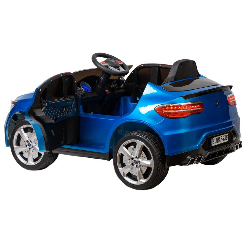 Детский электромобиль джип BMW X6 mini YEP7438 Синий краска