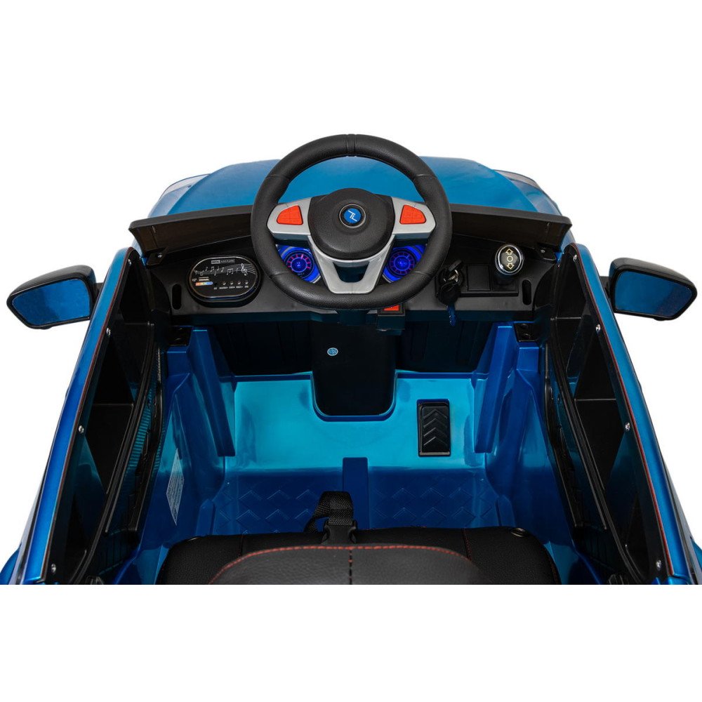 Детский электромобиль джип BMW X6 mini YEP7438 Синий краска