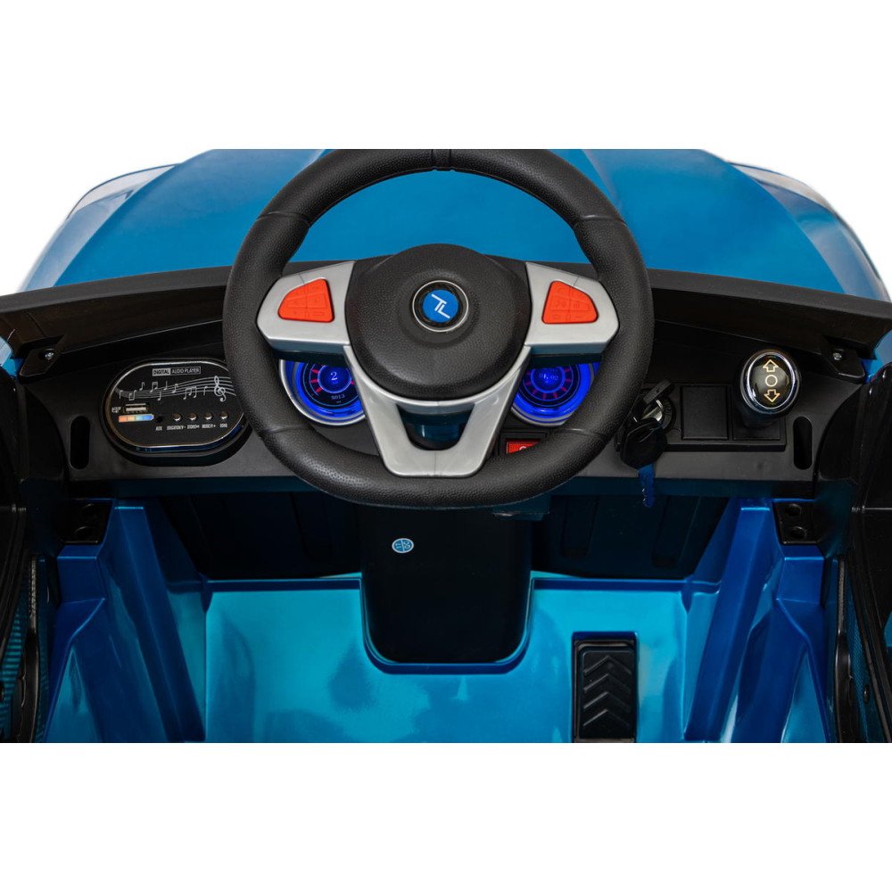 Детский электромобиль джип BMW X6 mini YEP7438 Синий краска