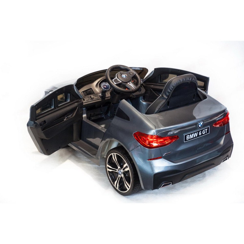 Детская машина BMW 6 GT Серебро краска с пультом, 2WD