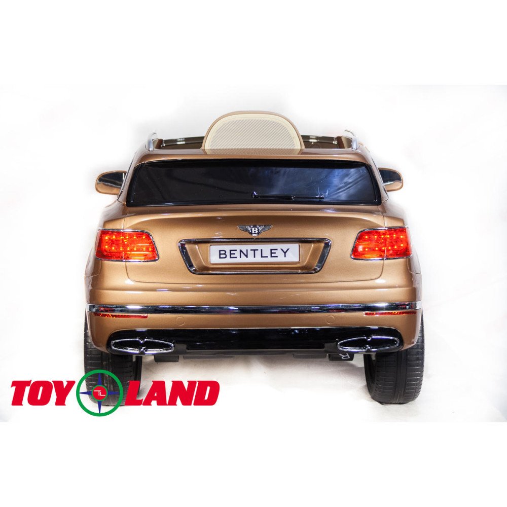 Детская машина Bentley Bentayga Бронза краска, резиновые колеса, с пультом