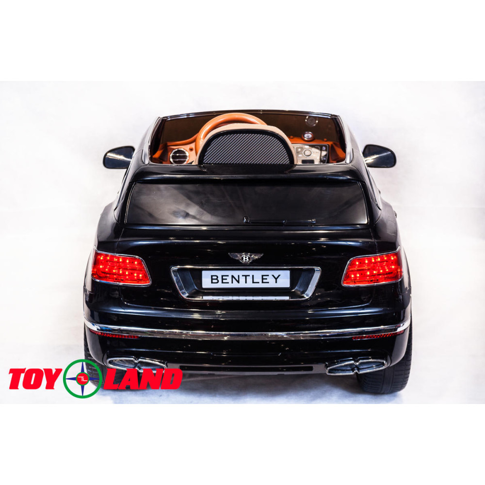 Детский электромобиль Bentley Bentayga Черный, резиновые колеса, с пультом