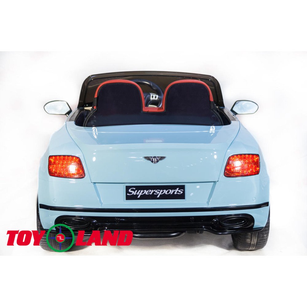 Электромобиль Bentley Continental Голубой краска