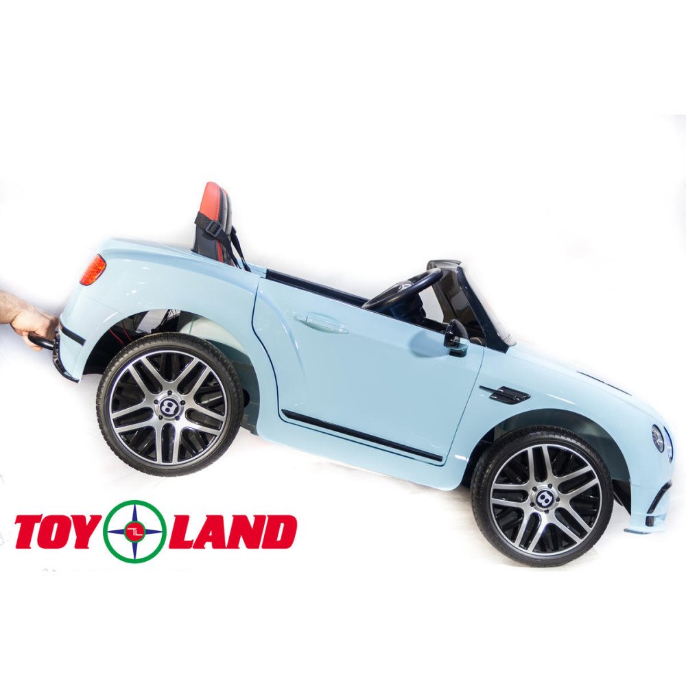 Электромобиль Bentley Continental Голубой краска