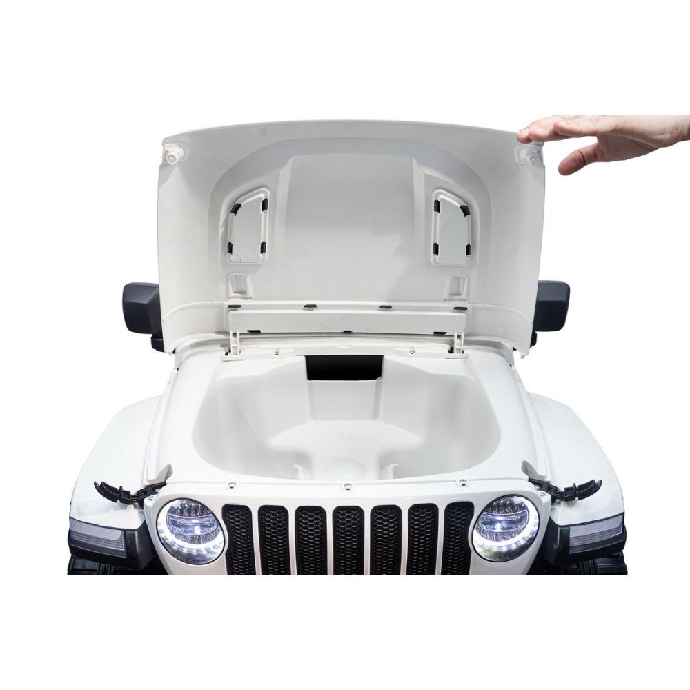 Детский электромобиль джип Jeep Rubicon DK-JWR555 Белый